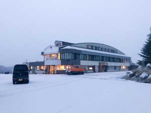 夕方17時現在　積雪１センチ