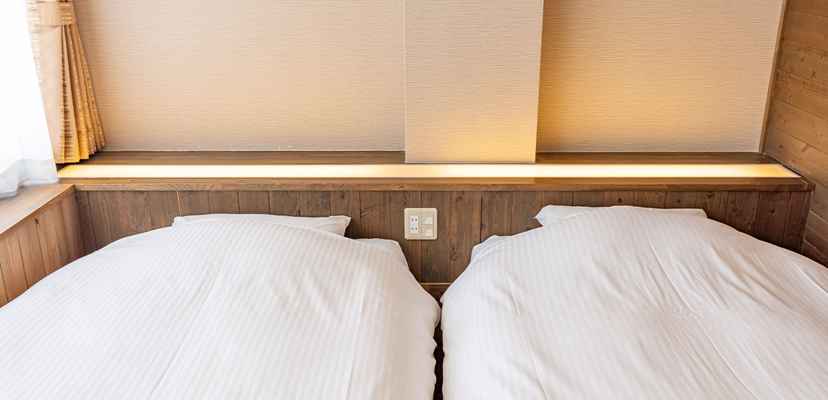 和風モダンツイン 18.5㎡